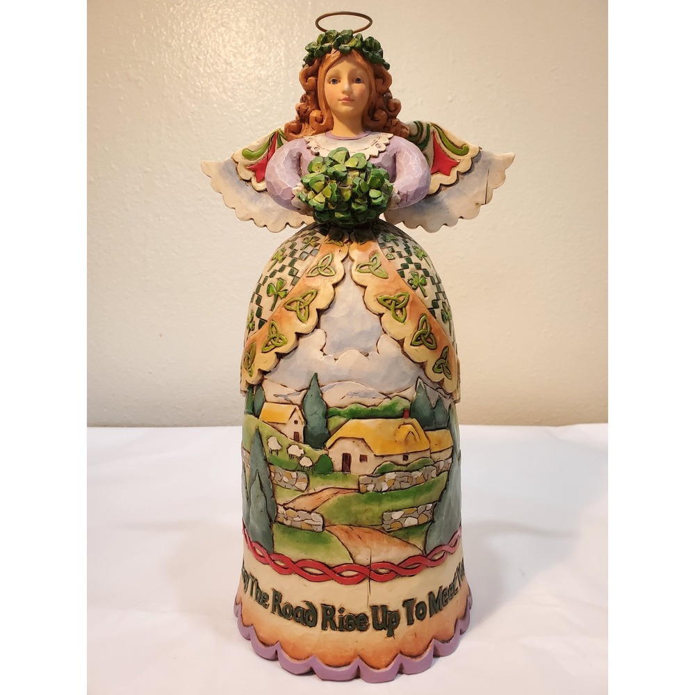 Jim Shore Heartwood Creek Irish Angel May The Road Rise Up To Meet You 4007246